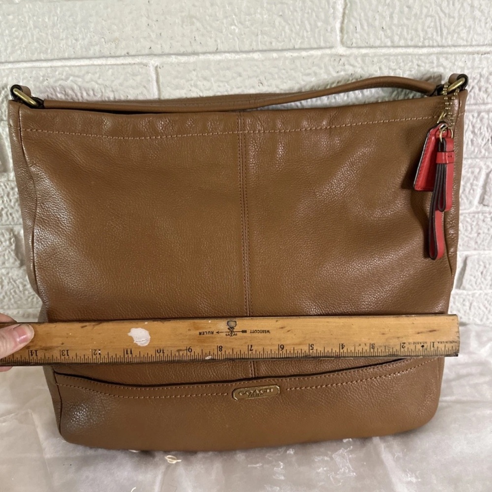 Coach Tan Leather Hobo Bag f23293 - Picture 6 of 11